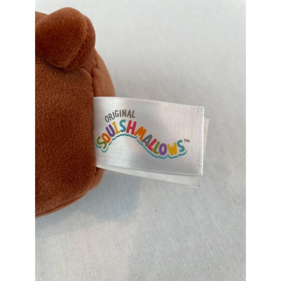 Squishmallows Chocolate Bunny Tandy Plush Toy 5in Brown Purple Stuffed Animal - Picture 3 of 6